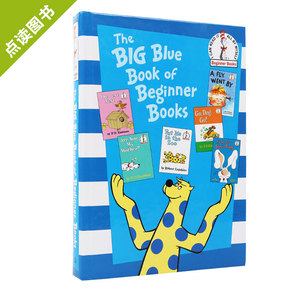 【点读版】 Big blue book of beginner book 苏斯合集大蓝书点读贴纸书