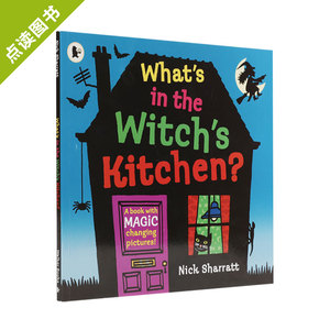 【点读版】吴敏兰书单 What’s in the Witch’s Kitchen? 翻翻立体书 女巫的厨房有什么？ 英国名家Nick Sharratt作品