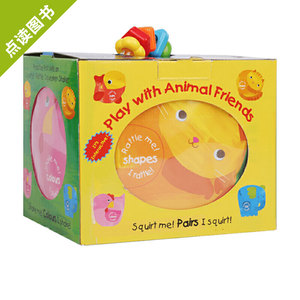 【点读版】Fine Motor Skill bath Books--Play with Animal friends洗澡书