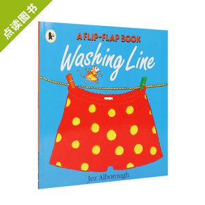 【点读版】吴敏兰书单 翻翻书 A Flip-Flap Book:Washing Line